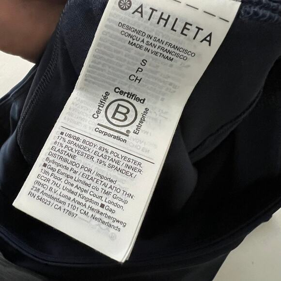Athleta Ace Tennis Skort Skirt Shorts Size 15.5 Blue Size Small - Picture 8 of 8